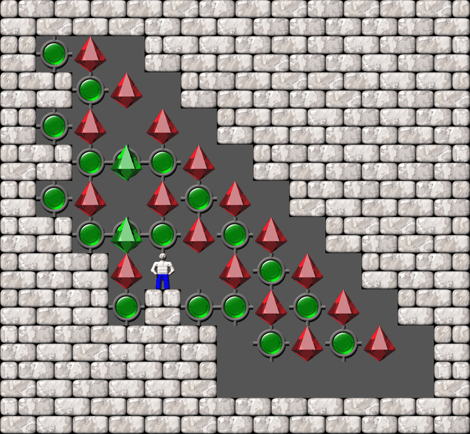 Sokoban Bugs550 collection level 38